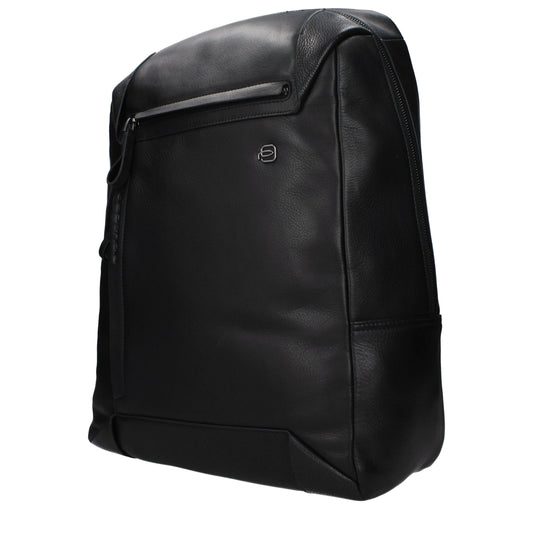 Black Leather Backpack