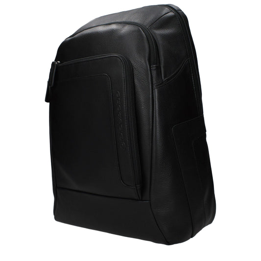Black Leather Backpack
