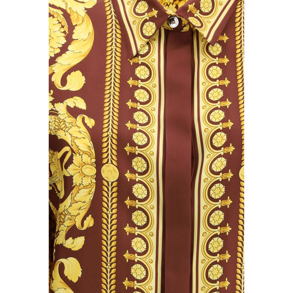 Bordeaux Silk Shirt