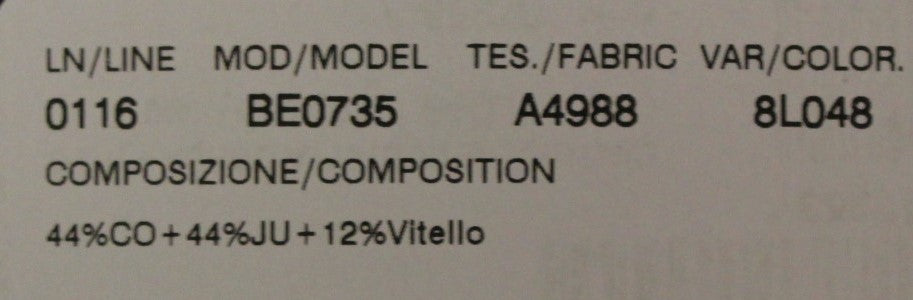 Brown Leather Logo Straw Belt