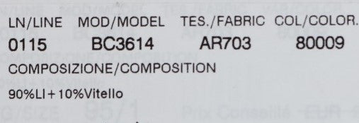 Beige Linen Leather Gold Belt