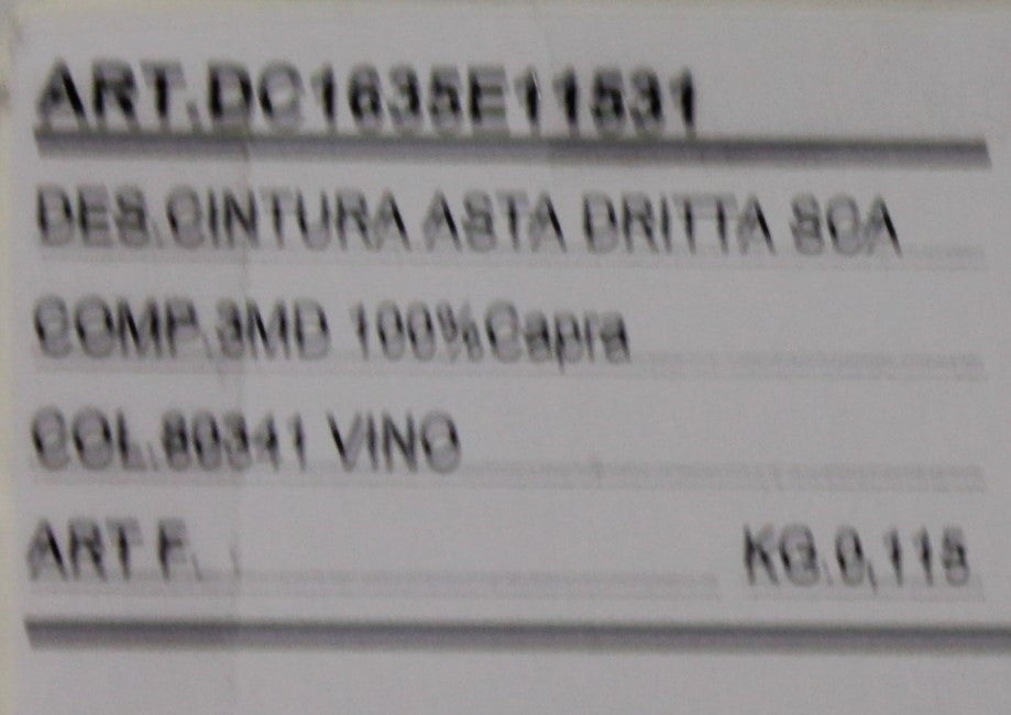 Purple Leather Logo Chain Belt