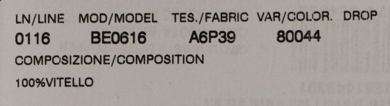 Brown Leather Silver Logo Belt