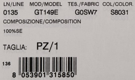 Blue Silk Gray Ladybug Print Tie