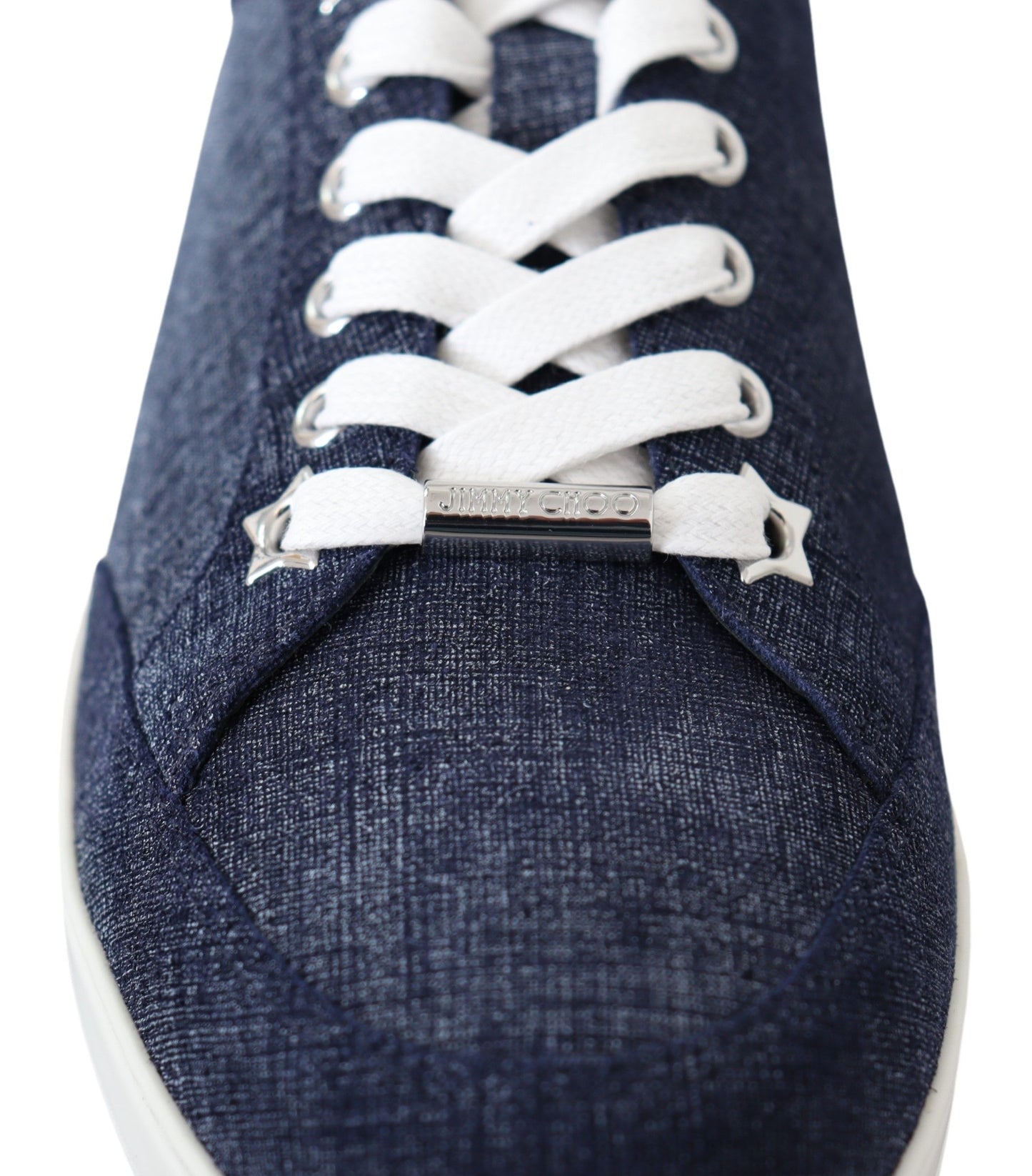 Chic Slip-On Blue Denim Suede Sneakers