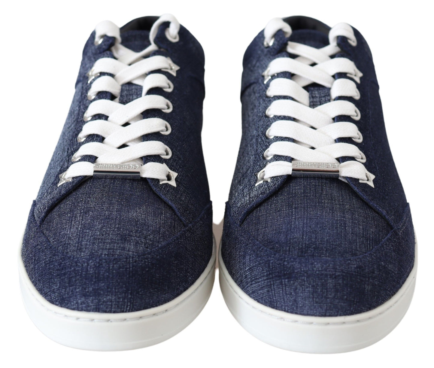 Chic Slip-On Blue Denim Suede Sneakers