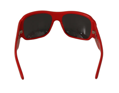 Swarovski Stone Embellished Red Sunglasses