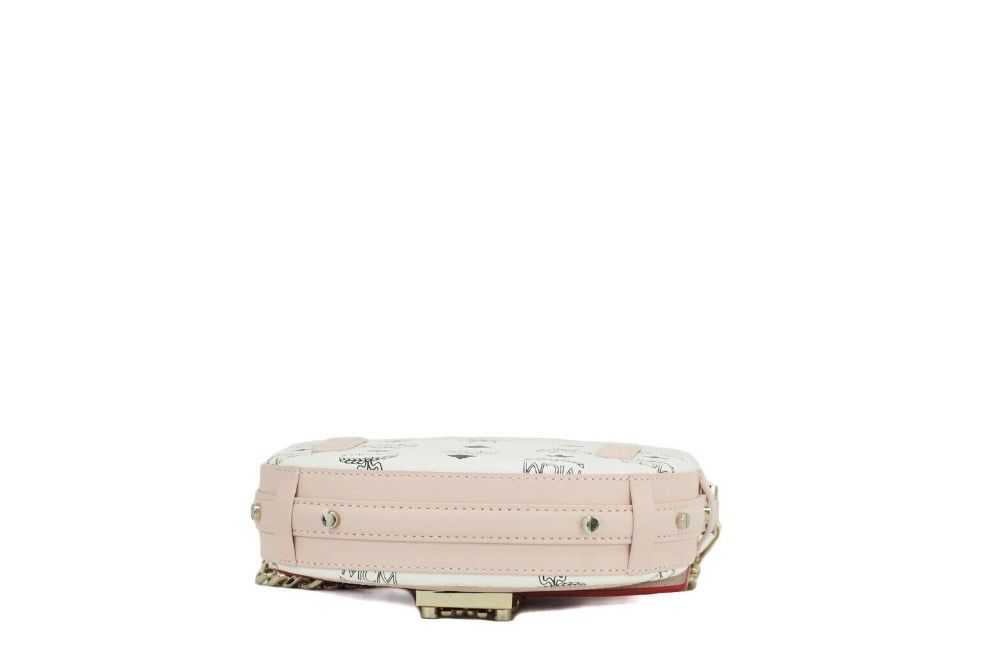Patricia Mini Firefly Red Visetos Leather Crossbody Belt Handbag Bag Purse