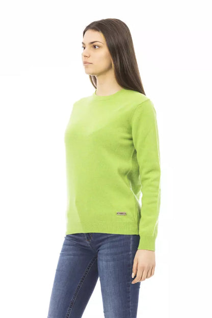 Elegant Wool-Cashmere Crewneck Sweater