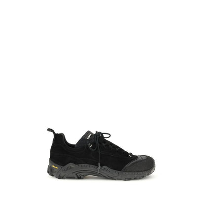 Black Calf Leather Bos Taurus Athletic Sneakers
