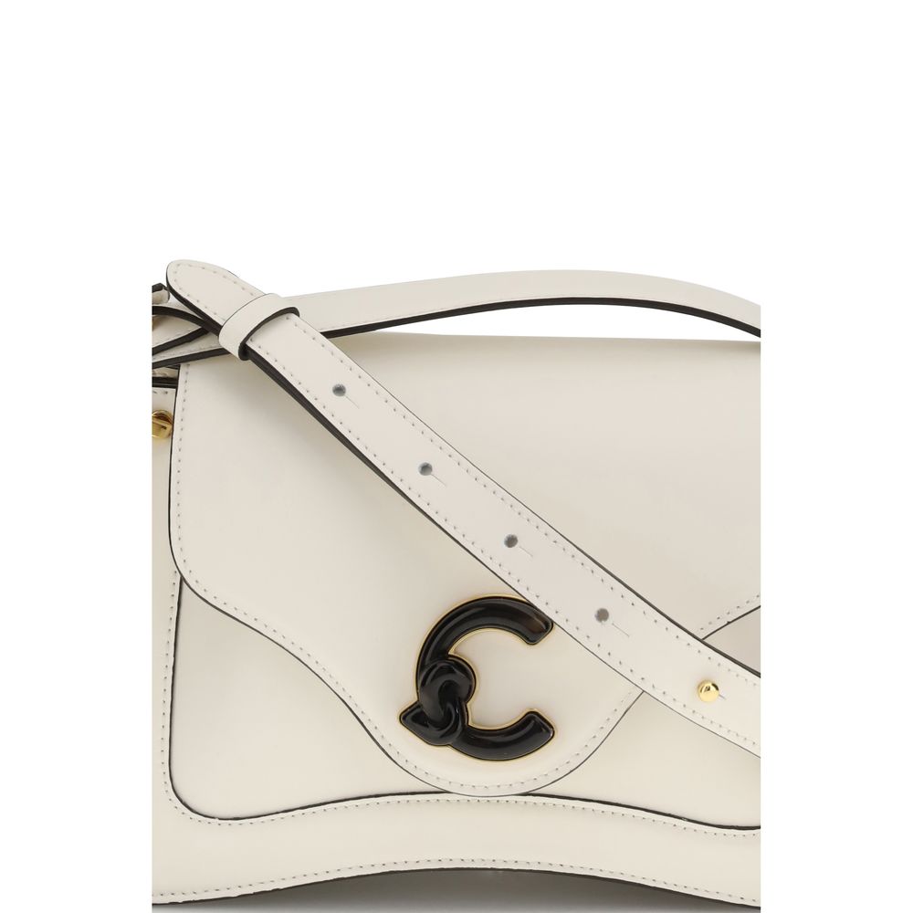 Cream Calf Leather Bos Taurus Shoulder Bag