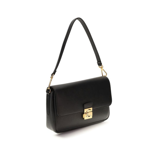 Black Calf Leather Bos Taurus Shoulder Bag