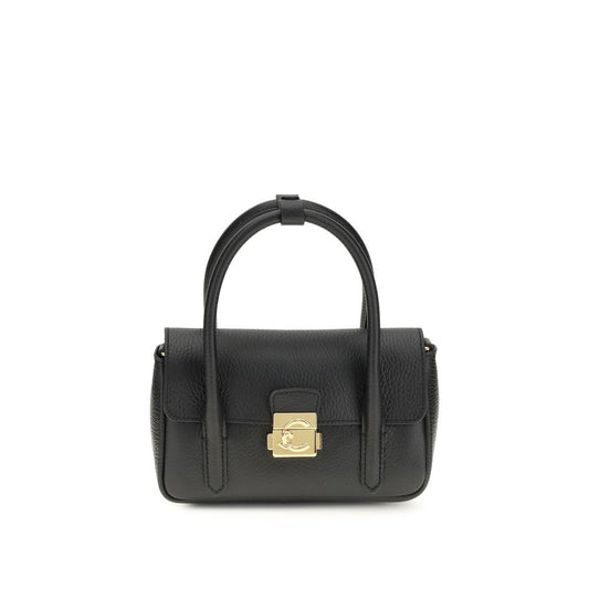 Black Calf Leather Bos Taurus Handbag
