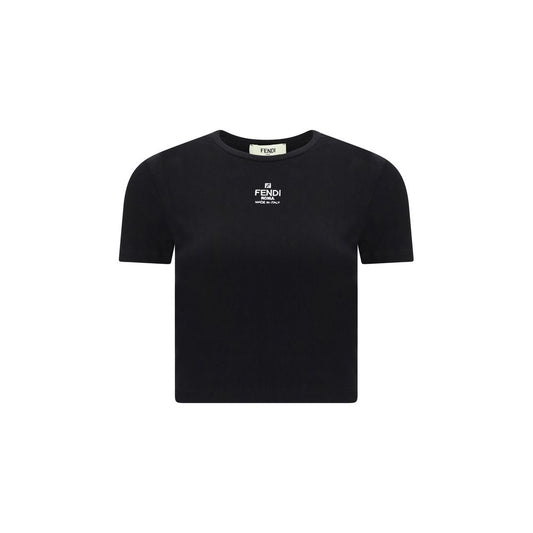 Black Cotton T-Shirt