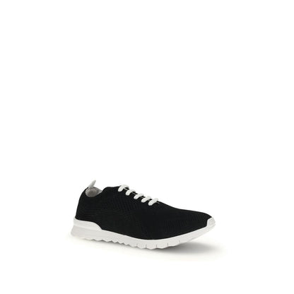 Black Rubber Athletic Sneakers