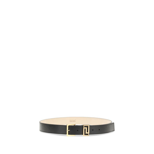 Black Calf Leather Bos Taurus Belt