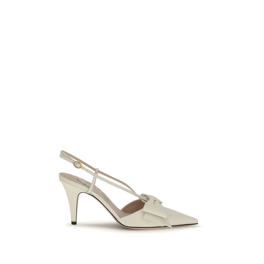 Cream Lamb Ovis Aries Aries High Heel Pumps