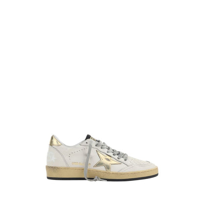 White Calf Leather Bos Taurus Sneakers