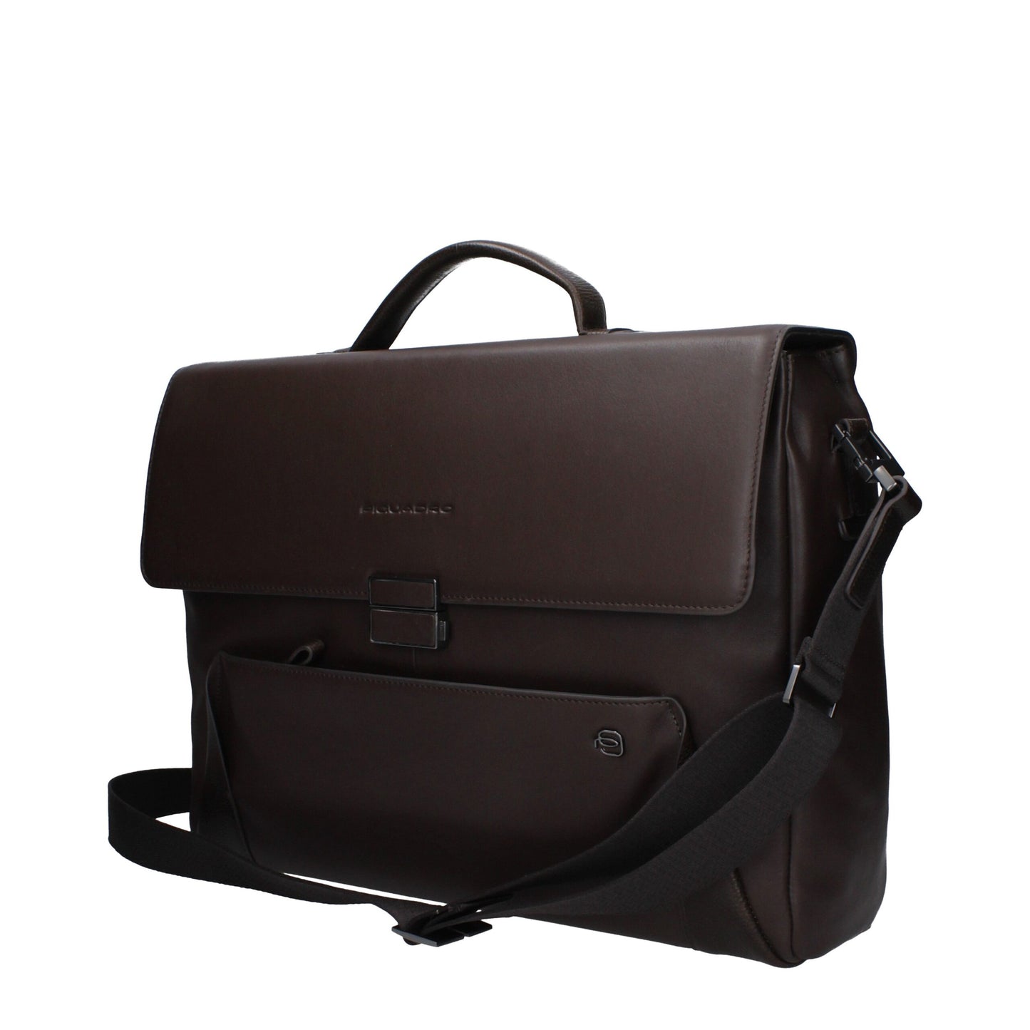 Brown Leather Business And Laptop Bag