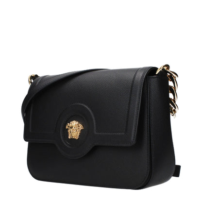 Black Leather Crossbody Bag