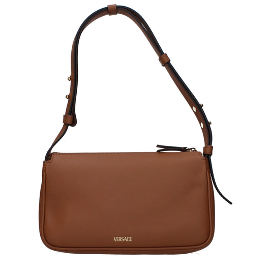 Brown Leather Shoulder Bag