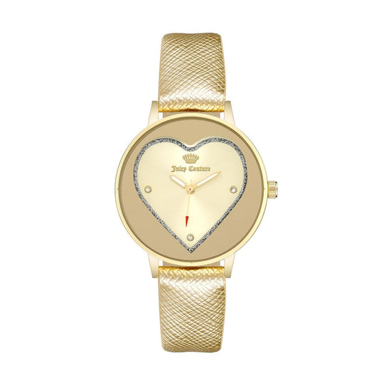 Gold Plastic Dress Watch