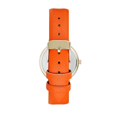Orange Plastic Dress Watch