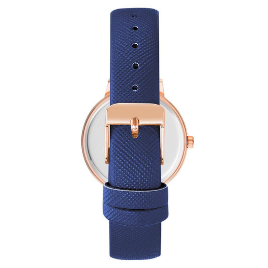 Blue Plastic Dress Watch