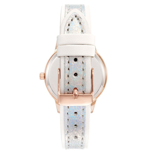 White Plastic Dress Watch