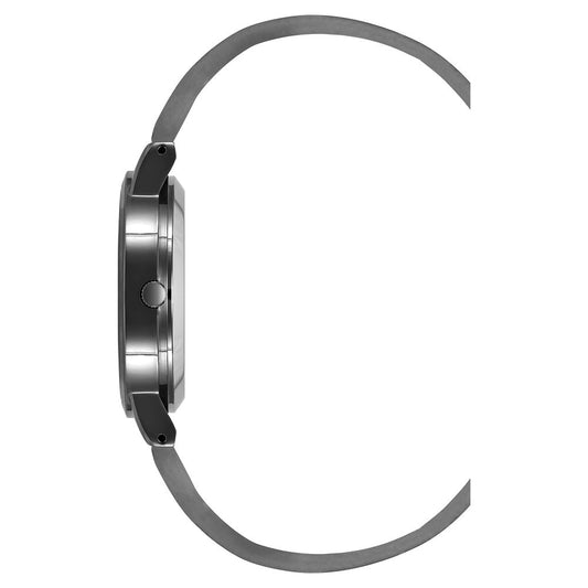 Gray Plastic Dress Watch