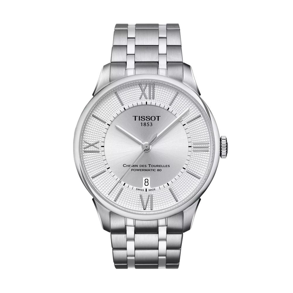 Gray Stainless Steel Dress Watch