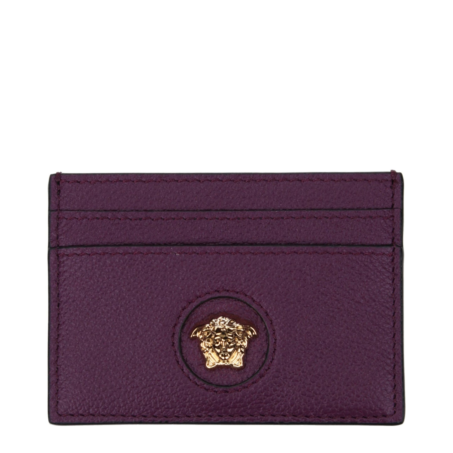 Purple Leather Cardholder