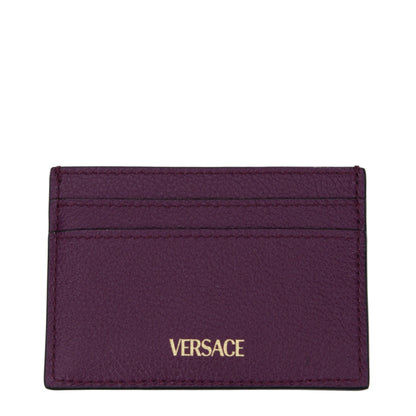 Purple Leather Cardholder