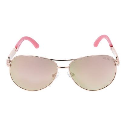 Rose Gold Metal Sunglasses