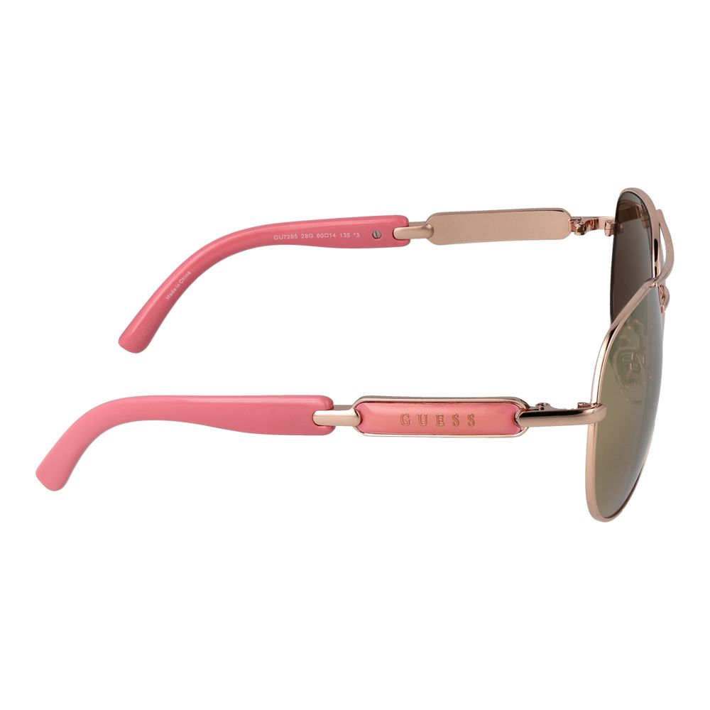 Rose Gold Metal Sunglasses