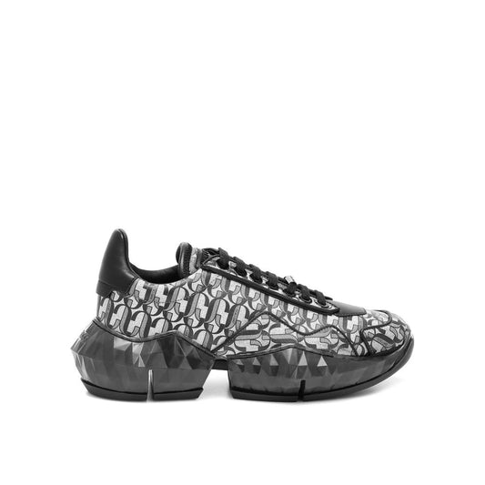 Black Calfskin Chunky Sneakers