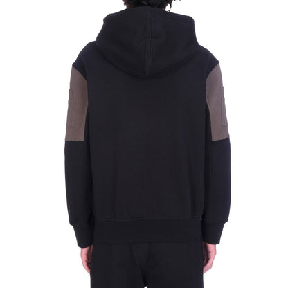Black Cotton Sweatshirt