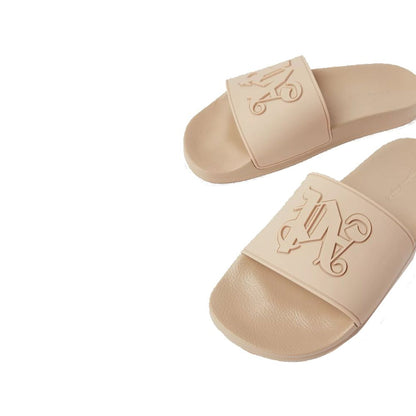 Beige Rubber Slides