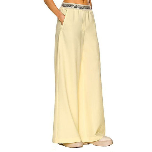 Bicolor Wool Casual Pants