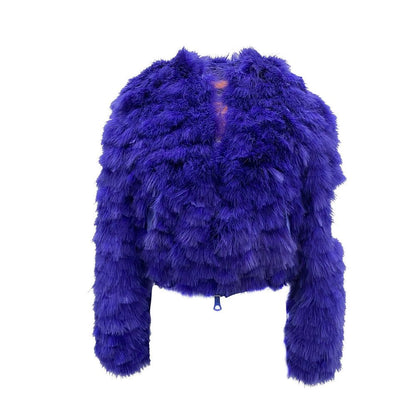 Blue Feather Bomber