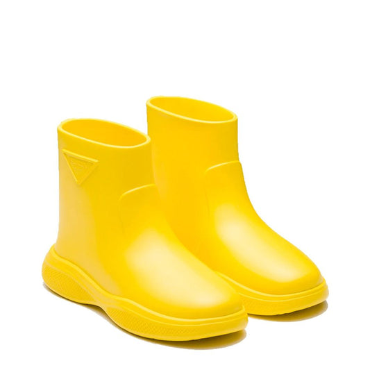 Bicolor Rubber Rain Boots