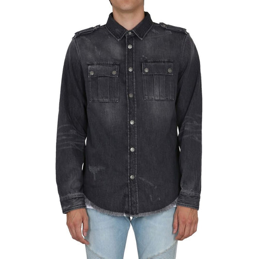 Black Denim Shirt