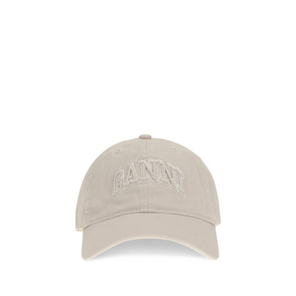 Beige Cotton Cap (Baseball Hat)