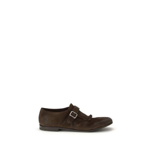 Brown Suede Leather Slip-On Loafers