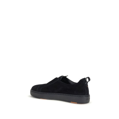 Black Calf Leather Bos Taurus Low Top Sneakers