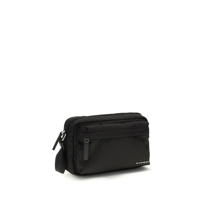 Black Polyamide Shoulder Bag