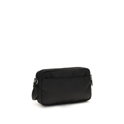 Black Polyamide Shoulder Bag