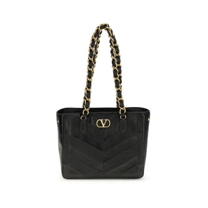 Black Napa Leather / Calf Bos Taurus Shoulder Bag
