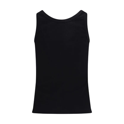 Black Cotton Tank Tops