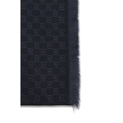Black Wool Scarf